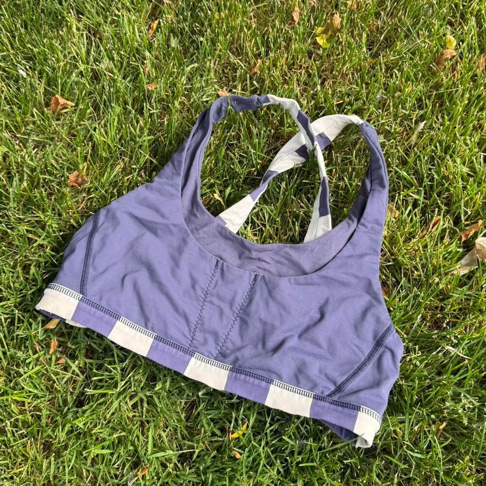 Lululemon Women's Purple and Blue Bra